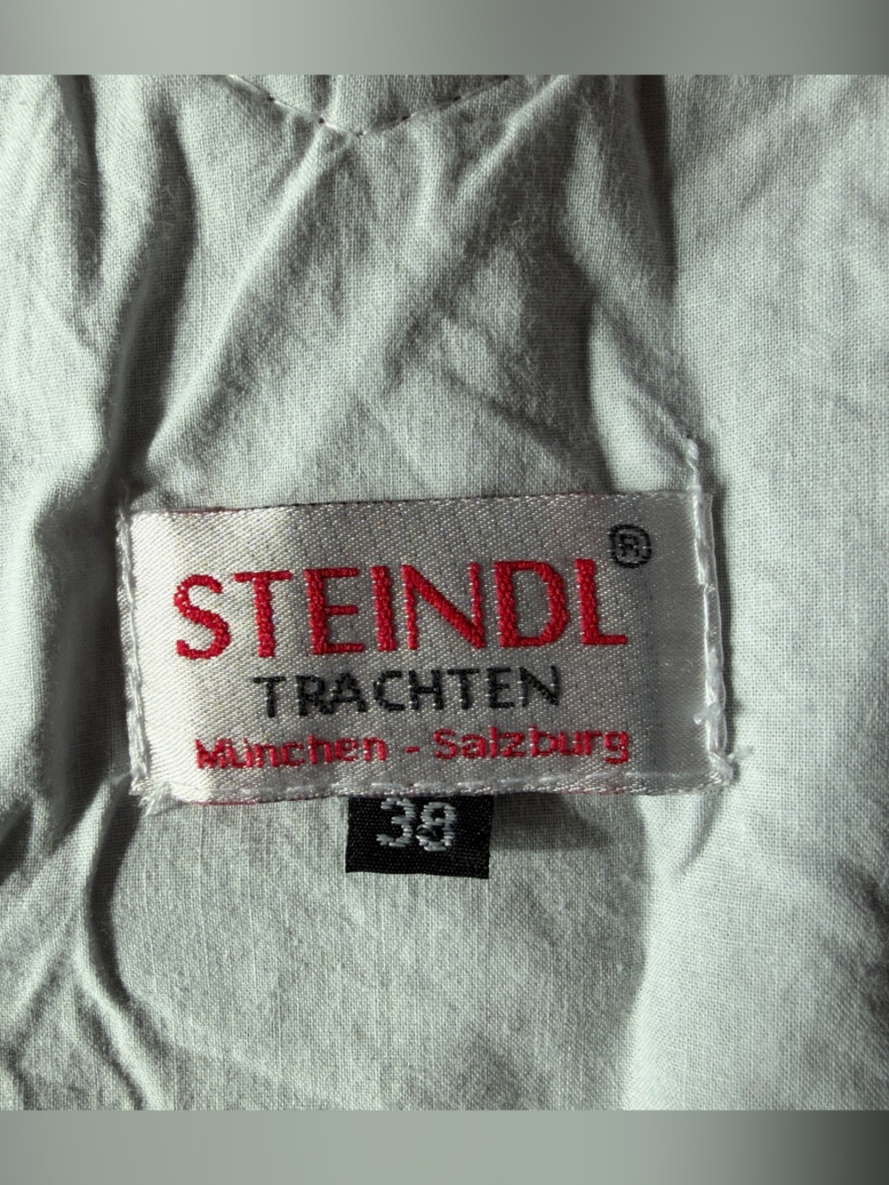 Women’s Blue and Red Traditional Dirndl from Steindl - Picture 2 of 7